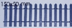 Sonderposten Bastel- Holzzaun, nachtblau, 150 x 50 mm